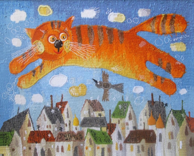 All cats can fly - 2. Gobelin tapestries for home or office